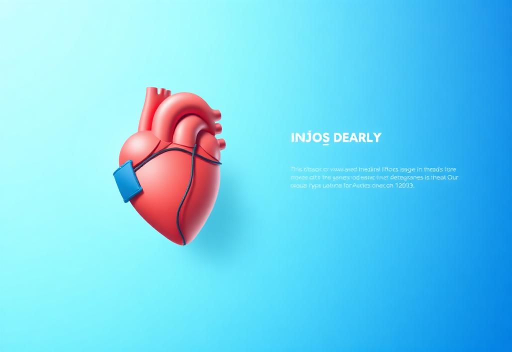 Healthy heart and blood pressure illustration